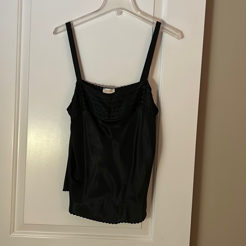Black Escapades satin Cami